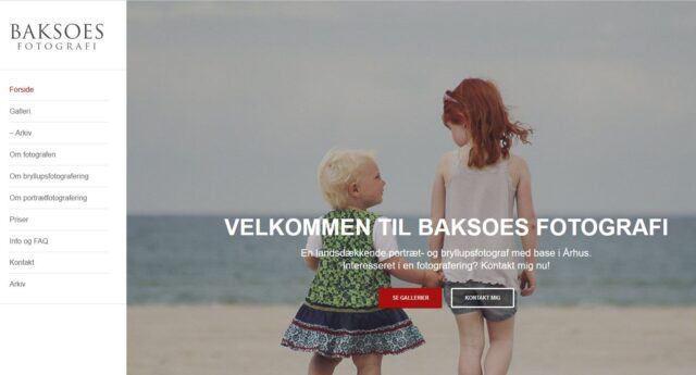 Baksoes.dk - professionel portræt- og bryllupsfotograf i Århus og omegn