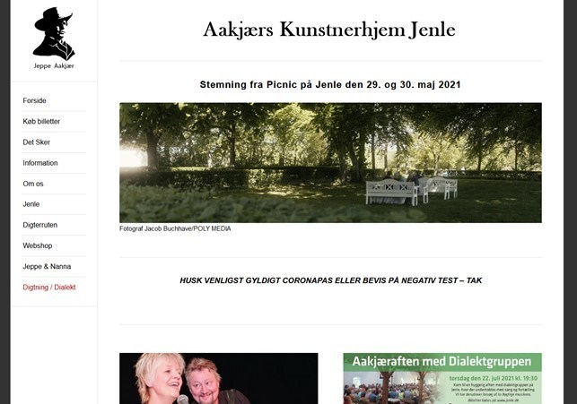Jenle.dk - WordPress hjemmeside